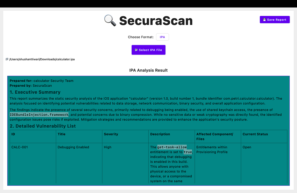 Illustration accompanying SecuraScan: A Mobile App Security Scanner Built with Compose for Desktop