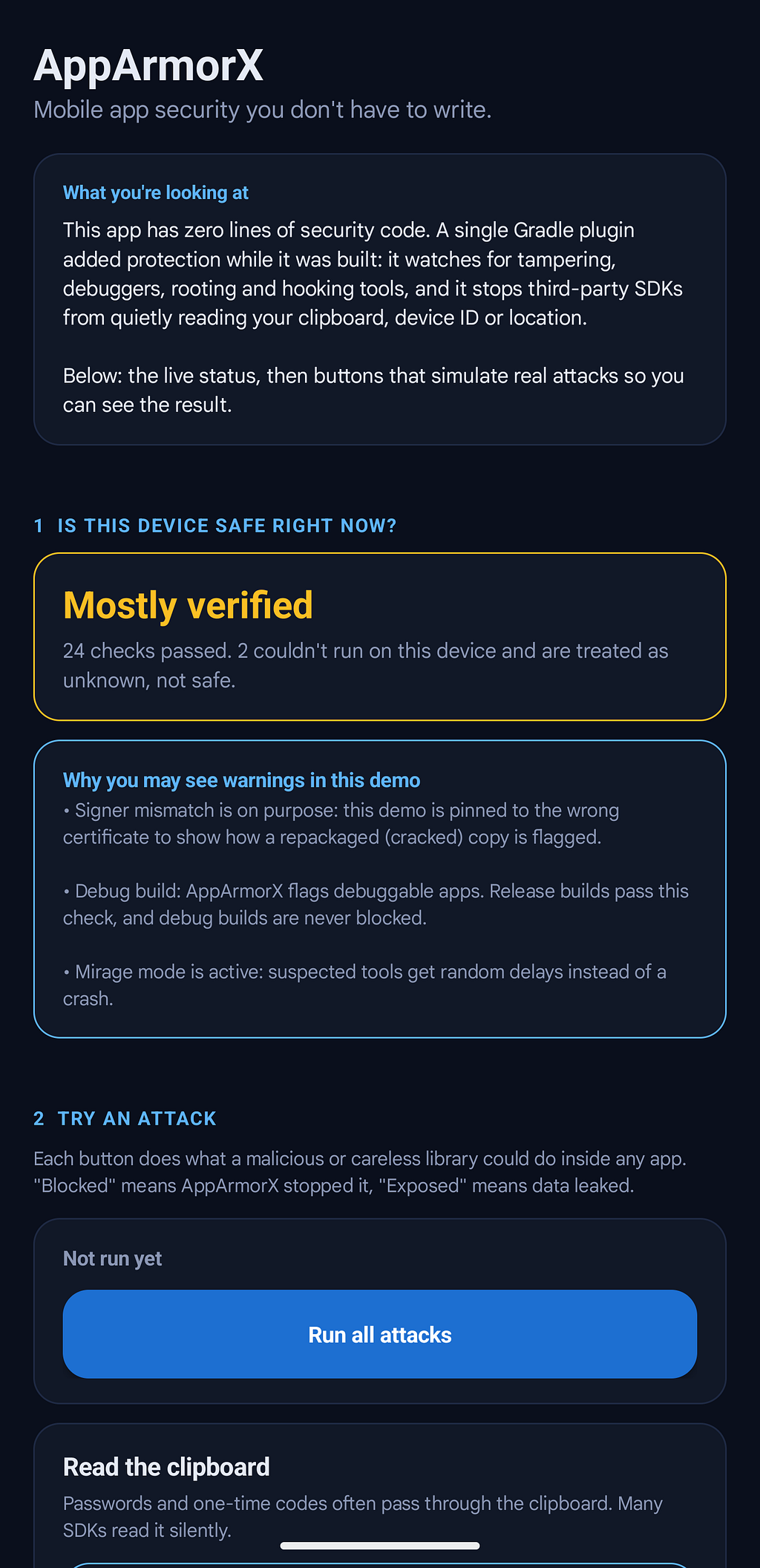 Illustration accompanying AppArmorX: Android Security Through a Single Gradle Plugin